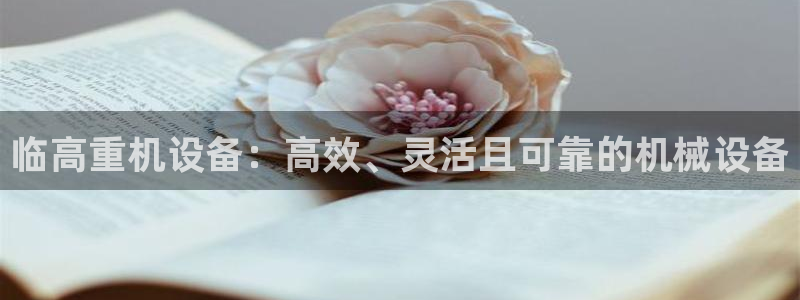 天宏娱乐会所电话号码：临高重机设备：高效、灵活且可靠的机械设