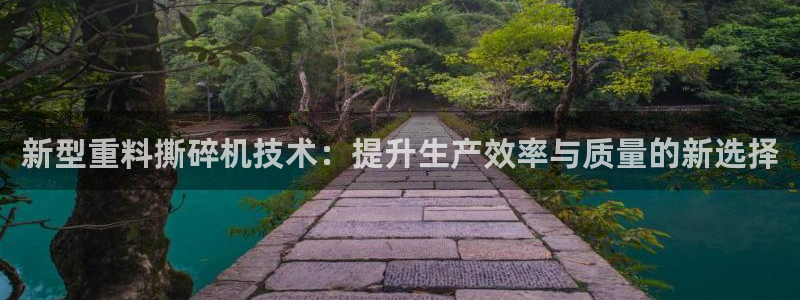 天宏娱乐登录平台：新型重料撕碎机技术：提升生产效率与质量的新