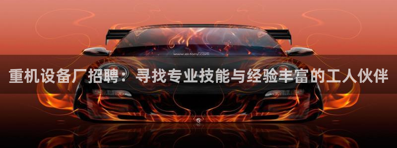 西安天宏娱乐团队招聘：重机设备厂招聘：寻找专业技能与经验丰富